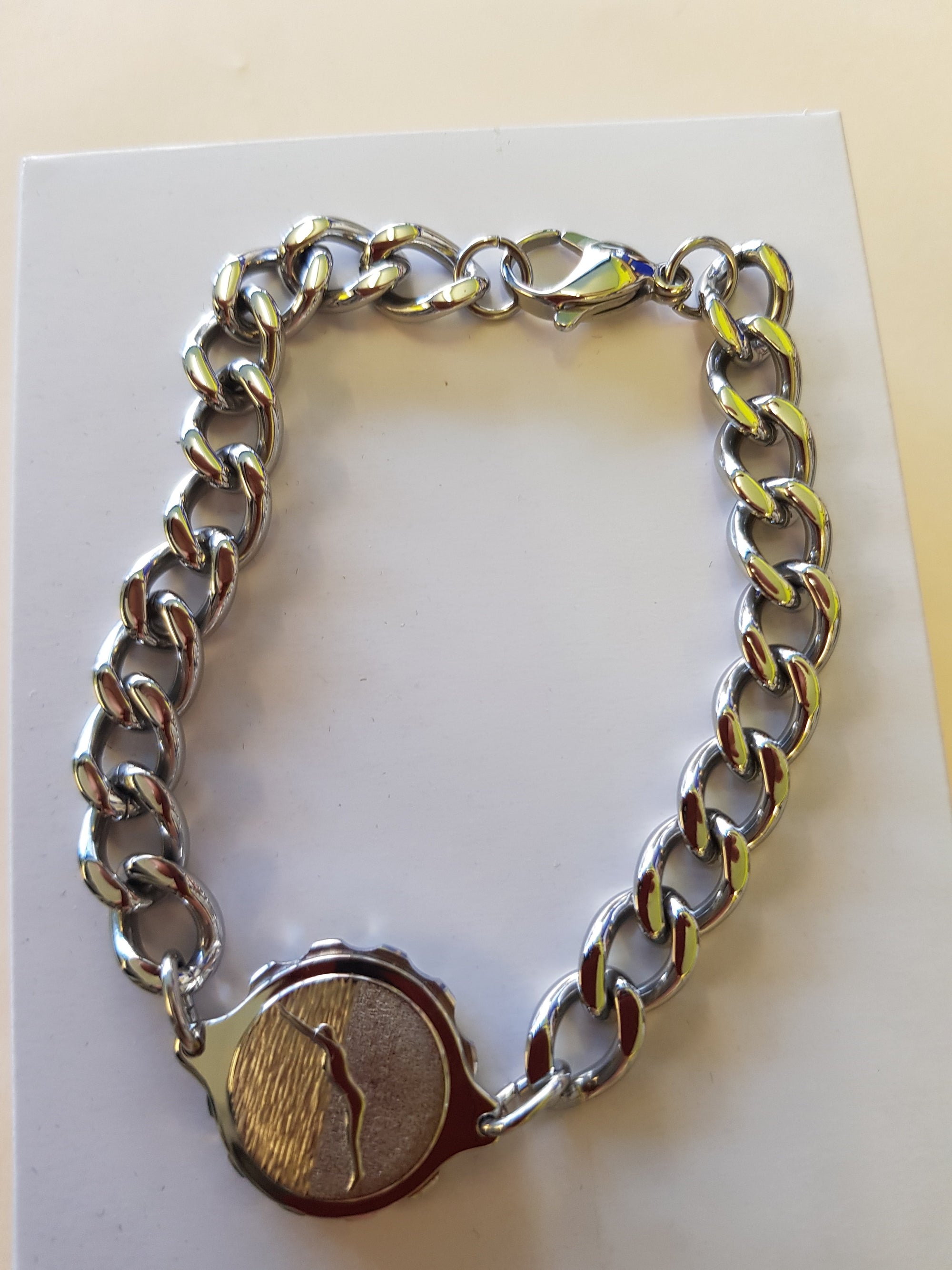 235 164 GENTS STEEL BRACELET WITH DIVER - NEW