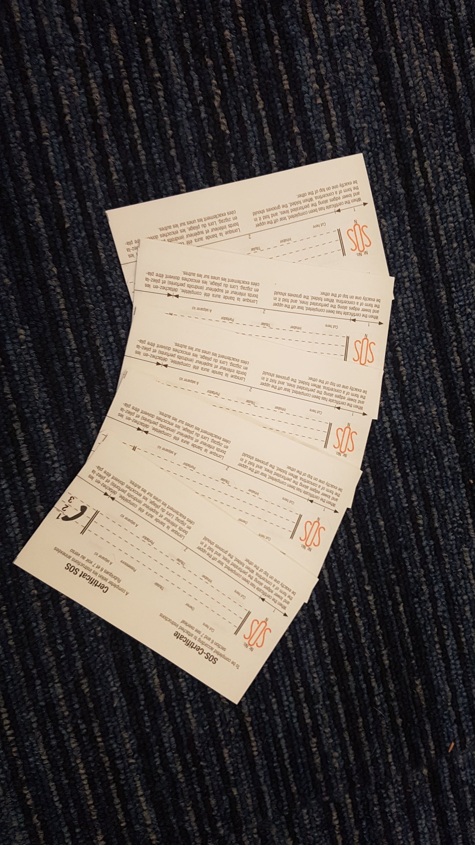 Information Strips To Go Inside Talisman Pack Of 5