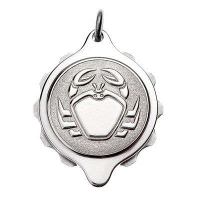 Stainless Steel Plated Zodiac Pendant and Chain