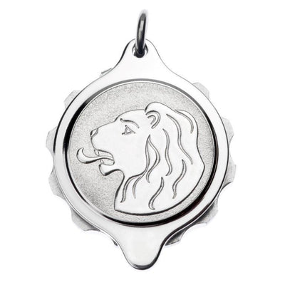 Stainless Steel Plated Zodiac Pendant and Chain