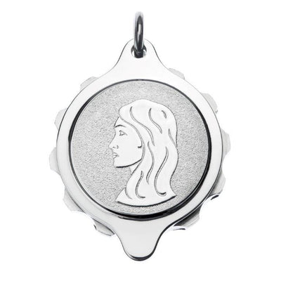 Stainless Steel Plated Zodiac Pendant and Chain