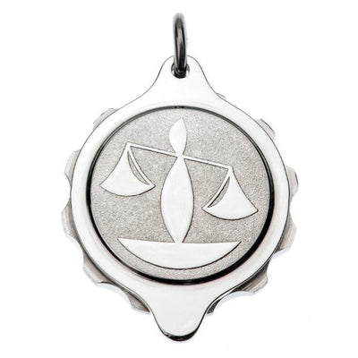 Stainless Steel Plated Zodiac Pendant and Chain