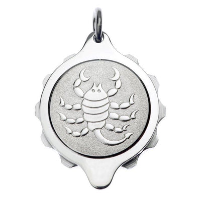 Stainless Steel Plated Zodiac Pendant and Chain