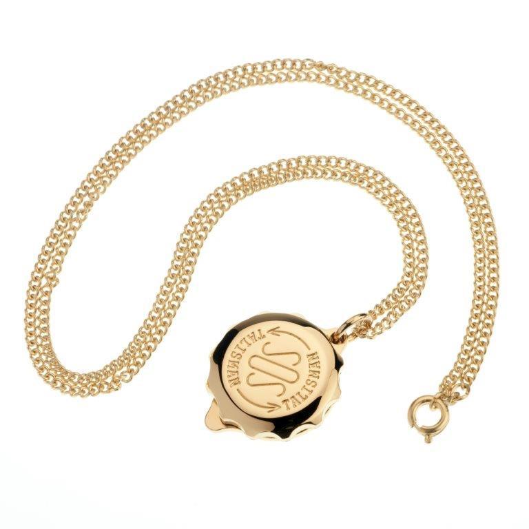 Gold Plated Standard Plain Pendant and Chain