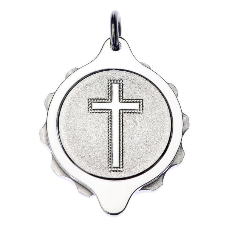 Stainless Steel Christian Cross - Medical Identification Jewellery
