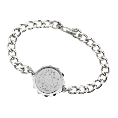 Chrome Plated Plain Junior Bracelet
