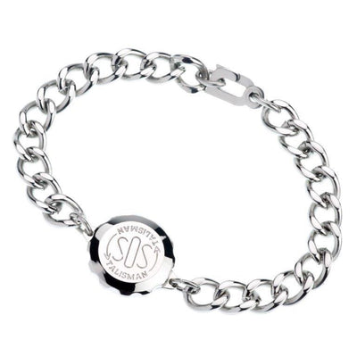 Stainless Steel Plain Bracelet & Capsule - Medical/identification jewellery  235501 GENTS