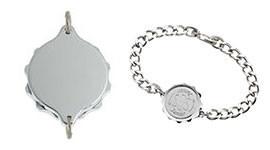 Chrome Plated Plain Junior Bracelet