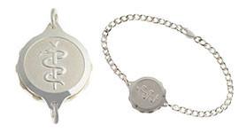 Sterling Silver Snake & Staff Bracelet