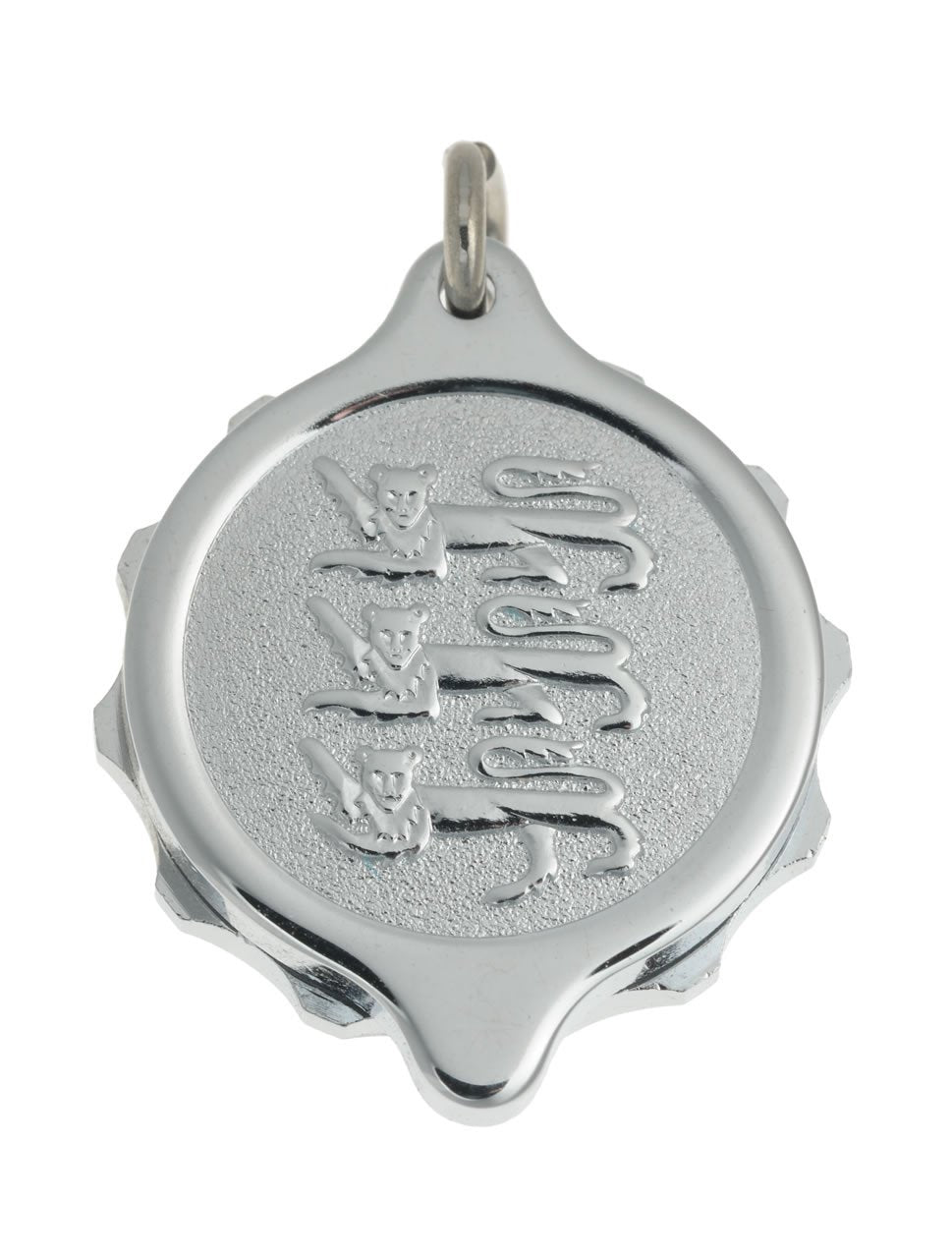 Chrome Plated Pendants - Three Leopards