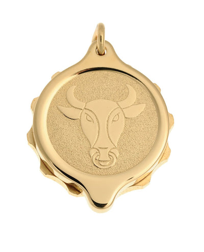 Gold Plated Zodiac Pendant and Chain