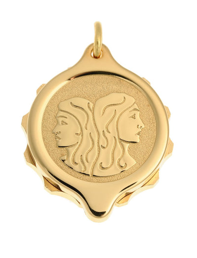 Gold Plated Zodiac Pendant and Chain