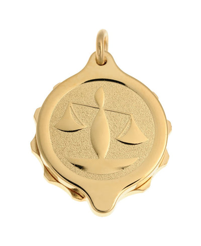 Gold Plated Zodiac Pendant and Chain