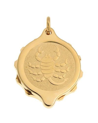 Gold Plated Zodiac Pendant and Chain