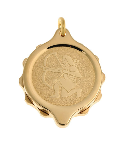 Gold Plated Zodiac Pendant and Chain