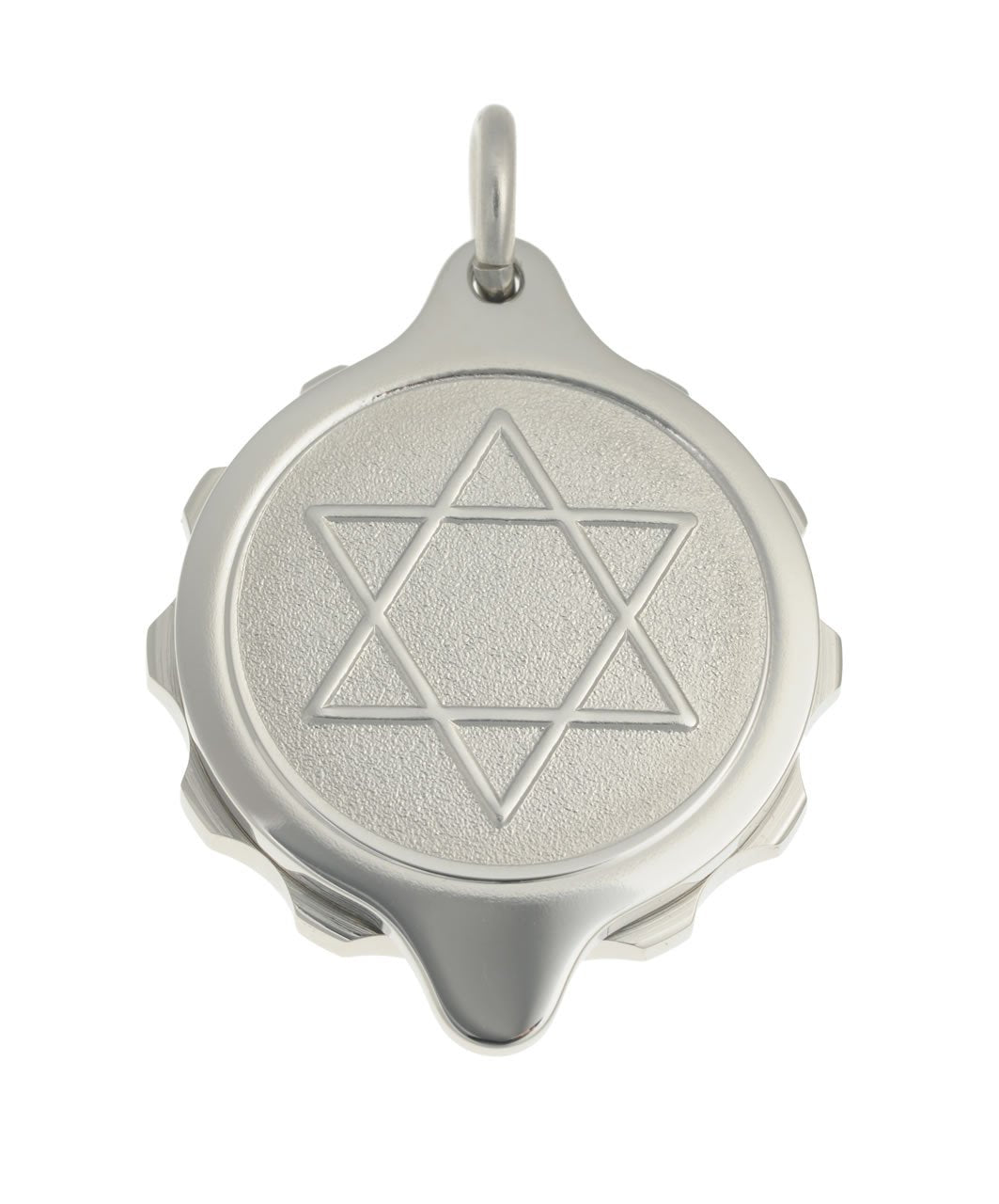 Stainless Steel Star of David Pendant and Chain - Medical ID Jewellery