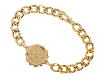 Gold Plated Bracelet with St John / Malta Cross