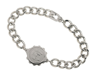 Stainless Steel Bracelet & Horseshoe Capsule