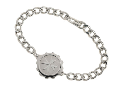 Stainless Steel Bracelet with St John / Malta Cross