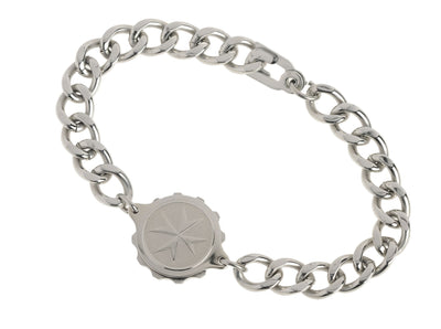 Stainless Steel Bracelet with St John / Malta Cross